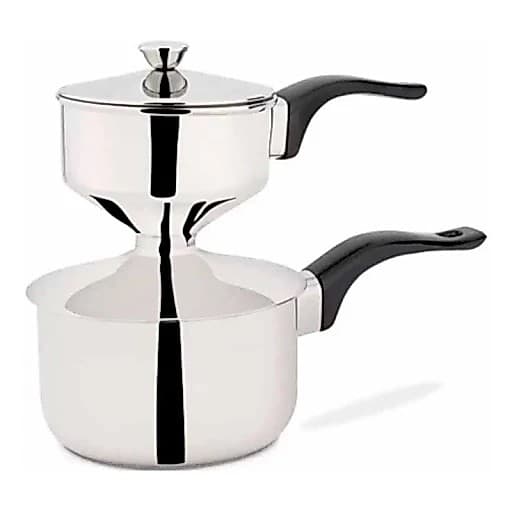 Cuscuzeira Individual de Aço Inox 400ml Lyor