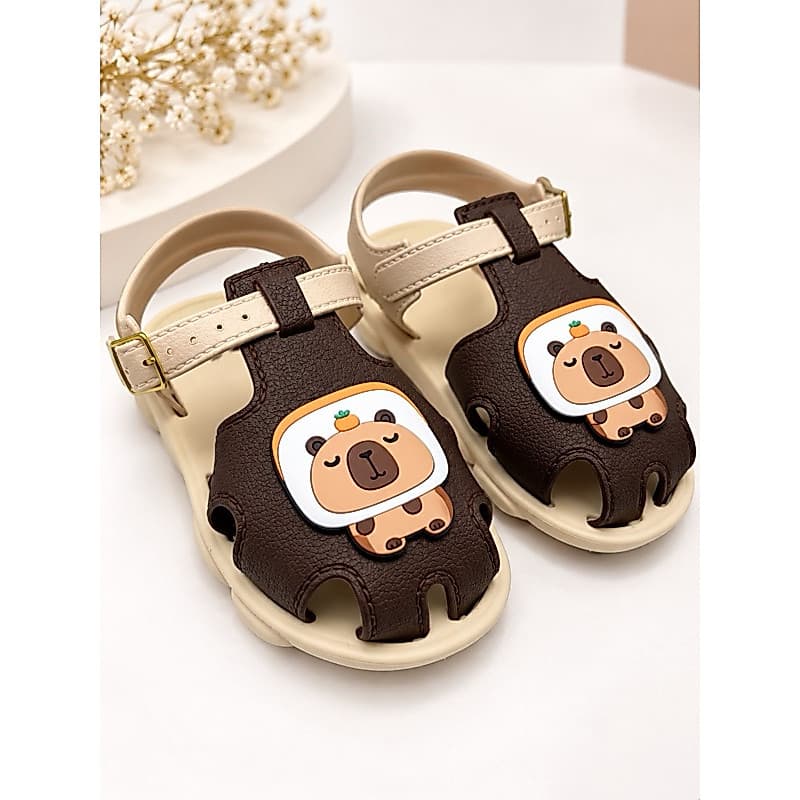 Sandália Infantil Masculino Antiderrapante Macia Criança Menino