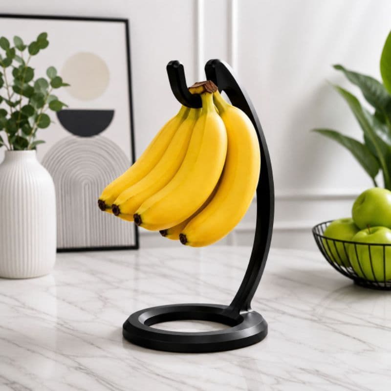 Suporte para Frutas Gancho de Mesa para Pendurar Bananas Multiuso Cozinha Fruteira