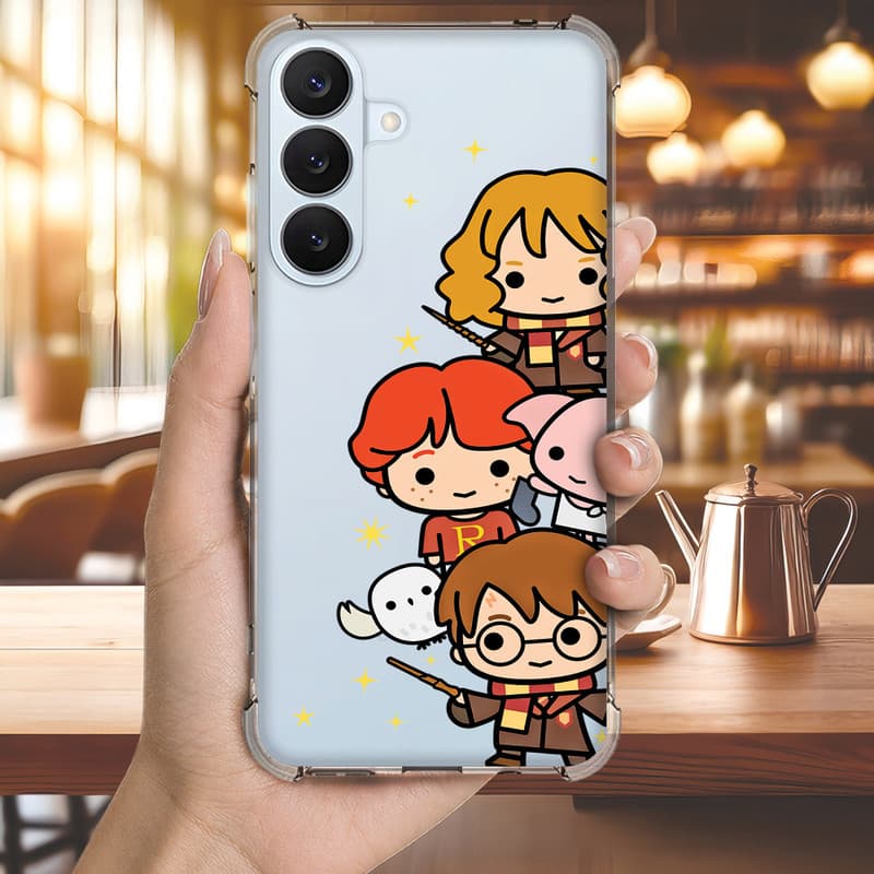 Capa Capinha GALAXY NOTE 20 10 S24 S23 S22 S21 S20 S10 S10E Anti-impacto Personalizada geek POTTER HARRY (3441)