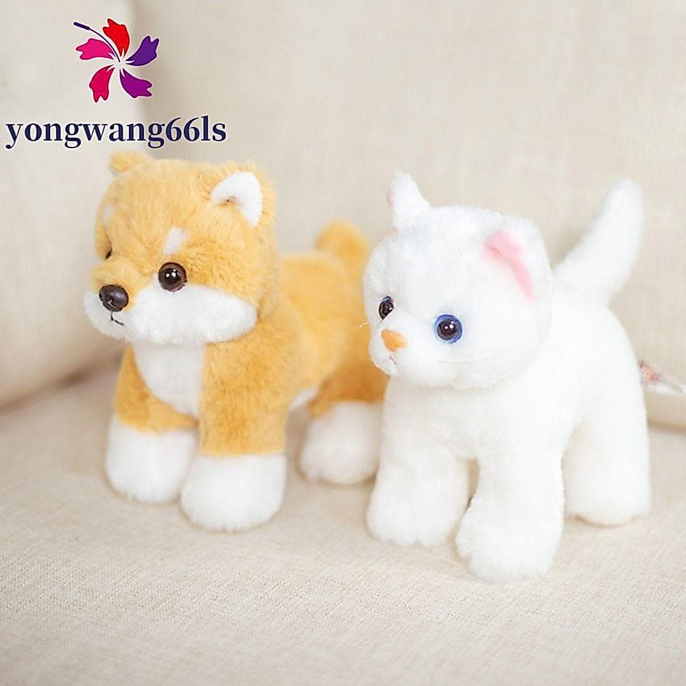 Brinquedos de Pelúcia YONGWANG para Gatos, Animais Macios e Fofos, Boneco de Gatinho, Gato de Desenho Animado 20 cm R OD