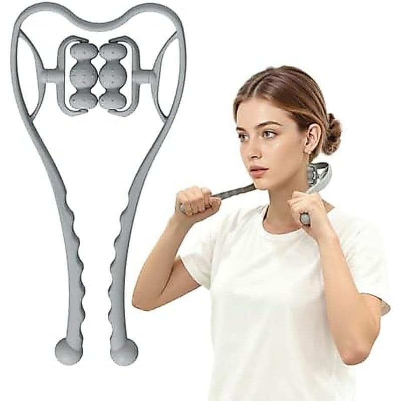 Ferramenta De Massagem De Rolo De Pescoço-Massageador Manual Para Alívio Da Dor Tecido Profundo , Bola Massageadora De 6