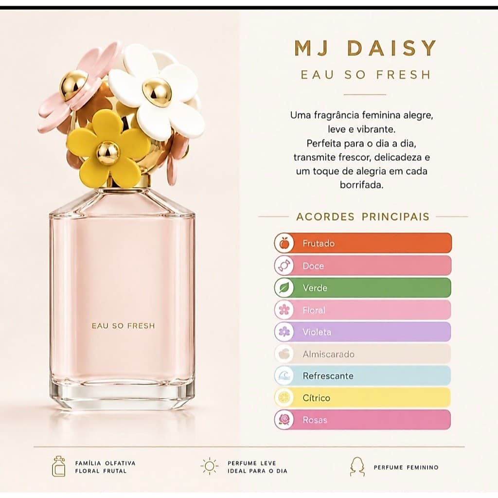 Perfume Feminino Daisy Eau So Fresh 75ml Importado