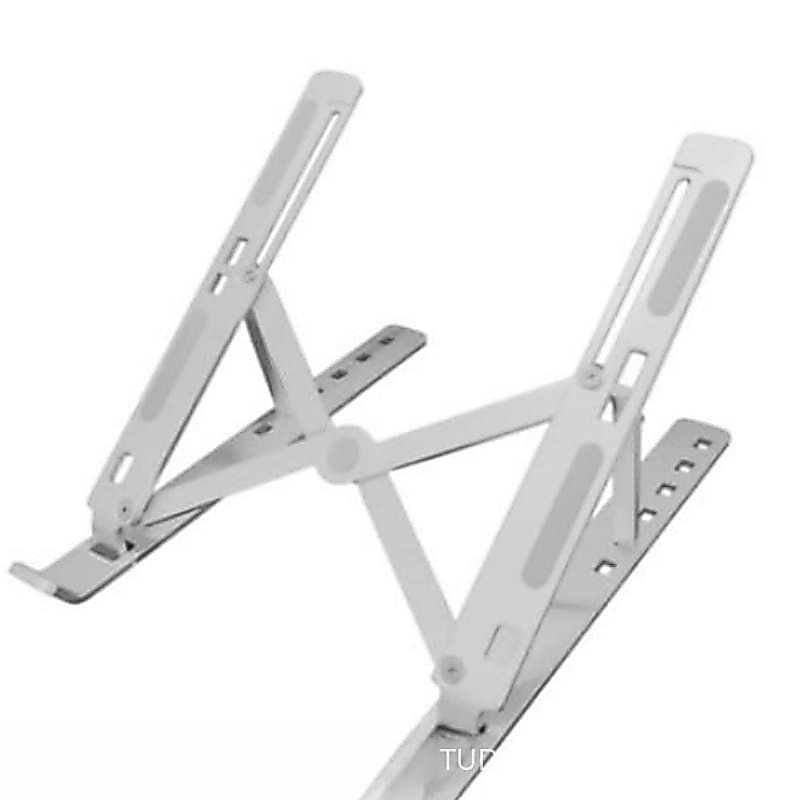 1 Pc Suporte para Notebook Ajustável Ergonômico Preto e Branco Dobrável Melhor Resfriamento Postura