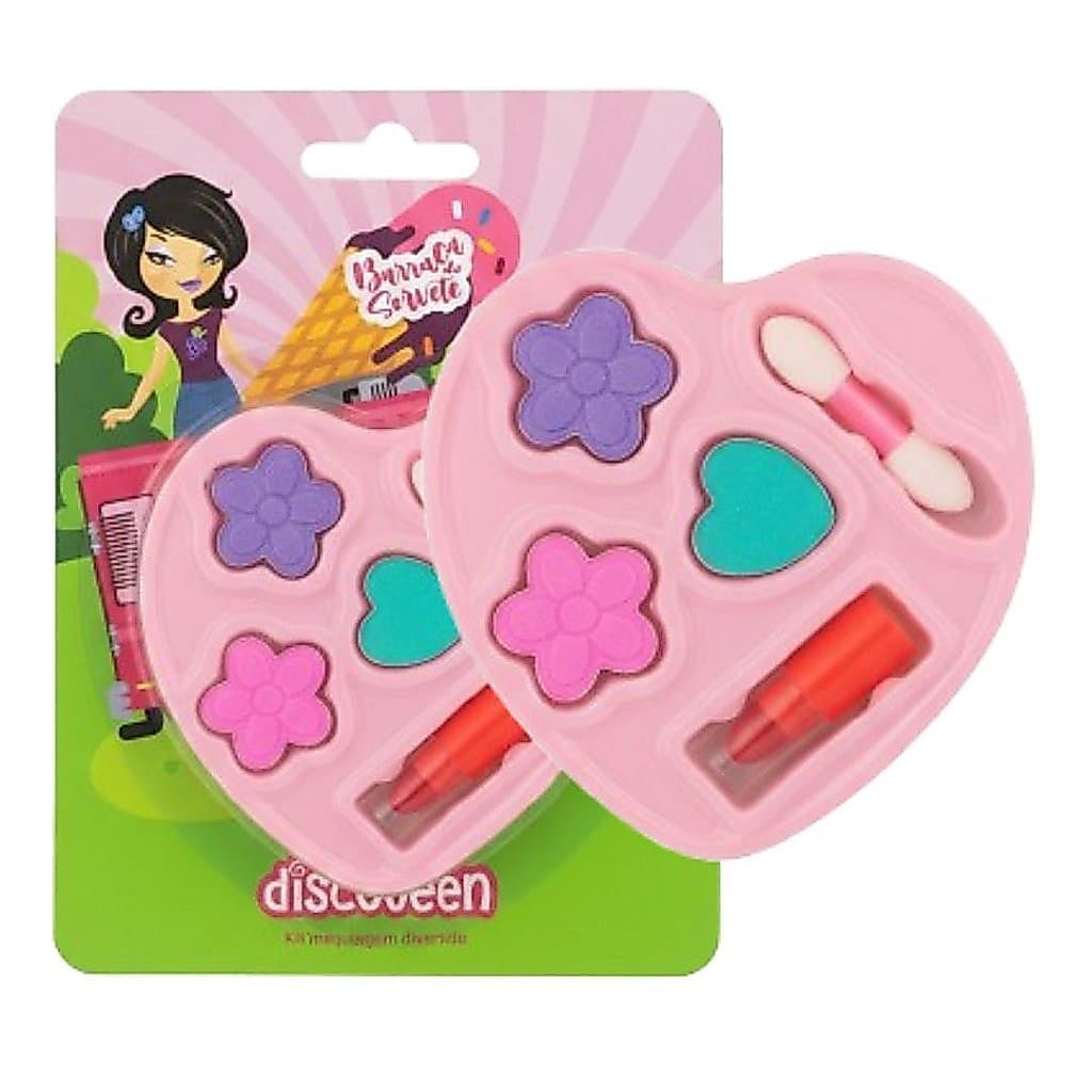 Discoteen - Kit Maquiagem Infantil Barraca de Sorvete HB108698A ( Embalagem Danificada )