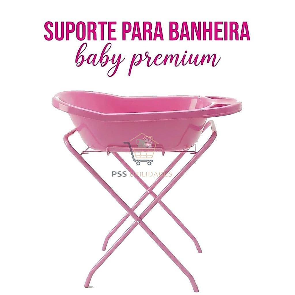 Suporte De Banheira Portátil Bebe Banho Confortável Pratico Dobrável Infantil Menino Menina Compacto
