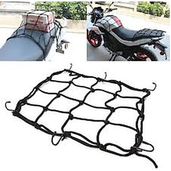 Rede Elástica Aranha P/ Capacetes de Moto otima qualidade Bagageiro Baú