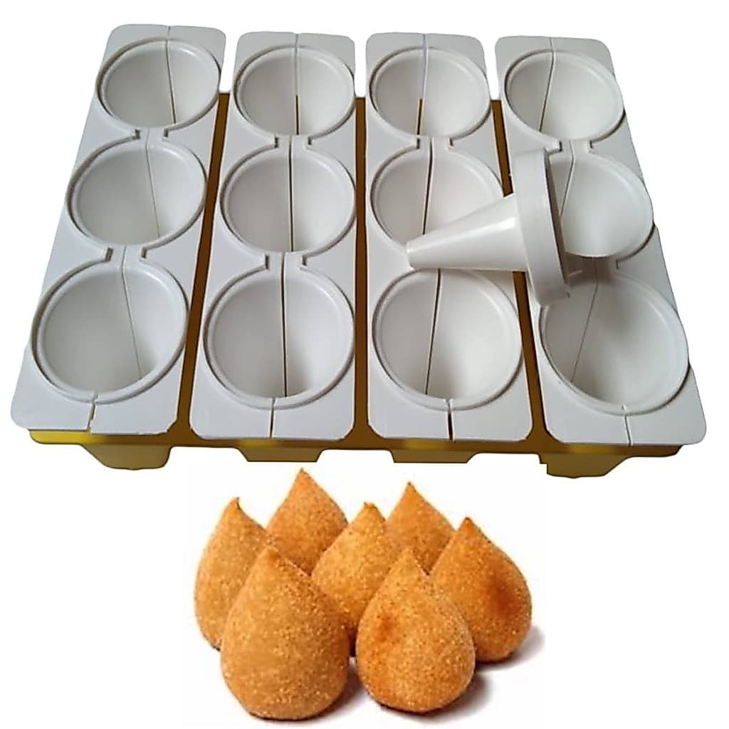Forma Modeladora Fábrica De 12 Coxinhas Grandes (8cm X 6cm)