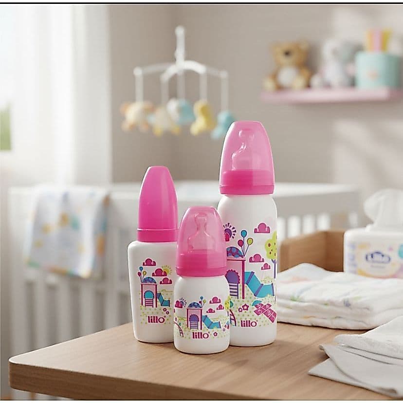 Kit Mamadeiras lilllo Evolução Divertida Magia 50 Ml 120 Ml 240 Ml