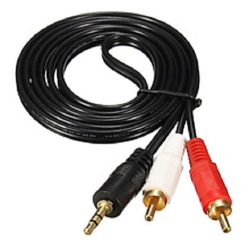Cabo Auxiliar P2 Macho X Rca Macho Audio 1,5m P/ Som / Tv / Home Theater Audio Video