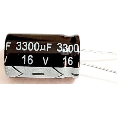 Capacitor Eletrolítico 3300uf X 16V - 105 Graus