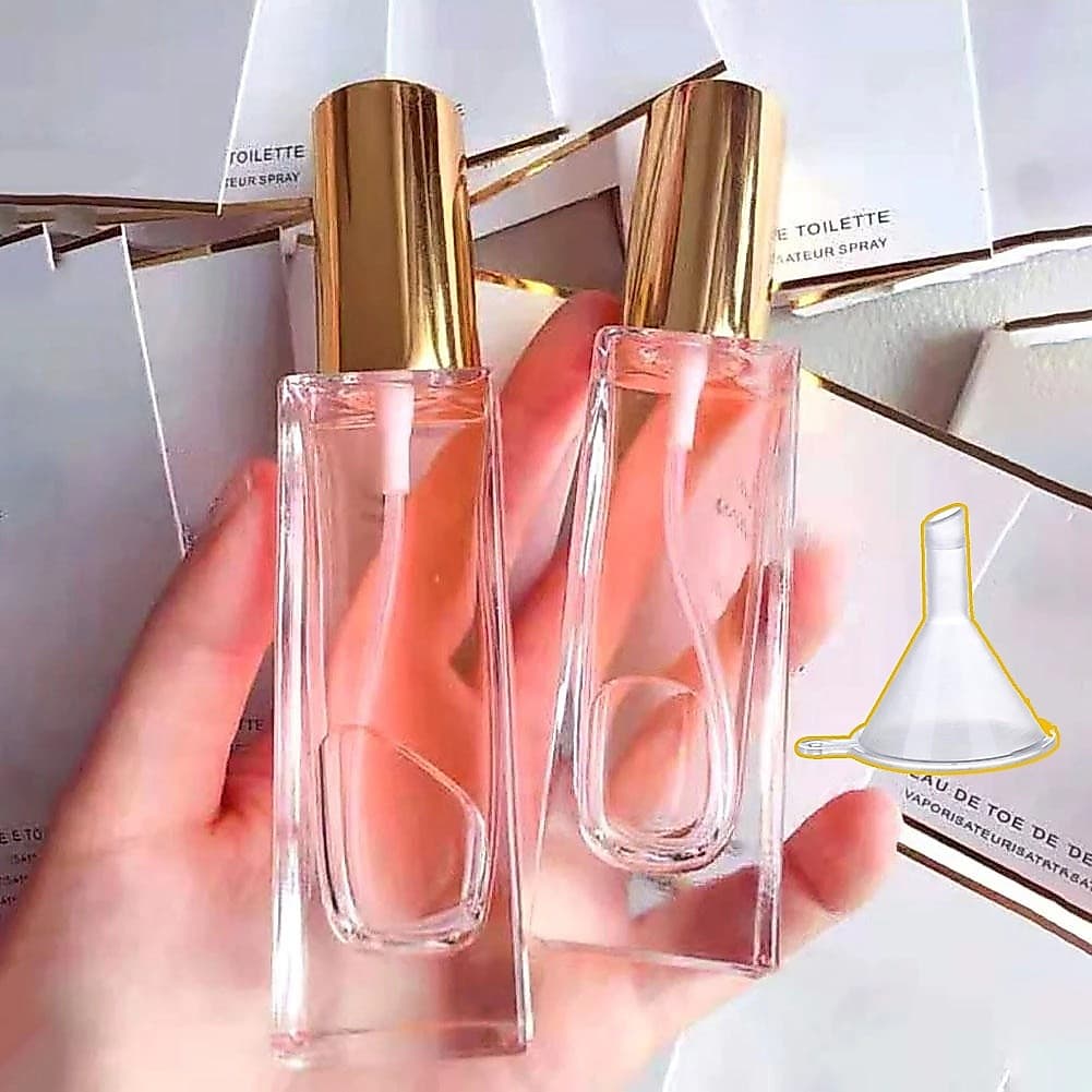 10 Ml Mini Portátil Colorido Frasco De Spray De Perfume De Vidro Com Tampa De Alumínio/Atomizador Vazio Embalagens De Cosméticos Para Viagens