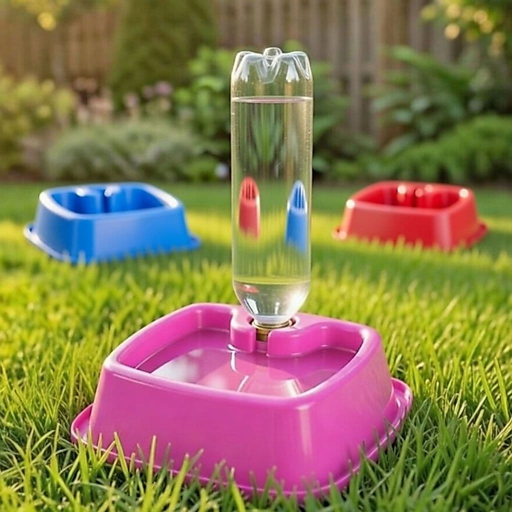 Bebedouro Para Cachorro e Gato Quadrado 450ml Anti-Formiga Diversas Cores