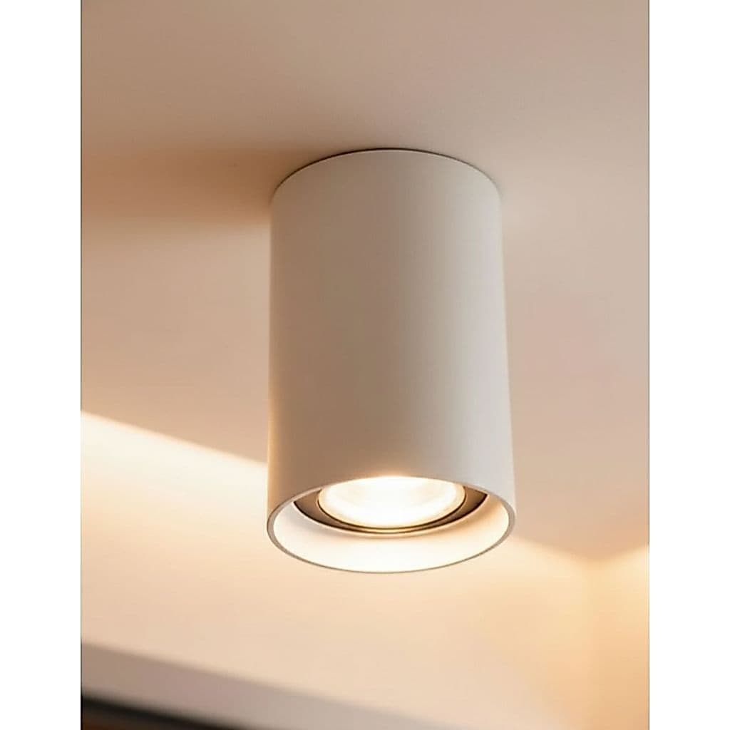 Spot de Sobrepor Redondo Direcionável Lâmpada Led Mr16 Bivolt Cozinha Sala Banheiro Luminária de Teto