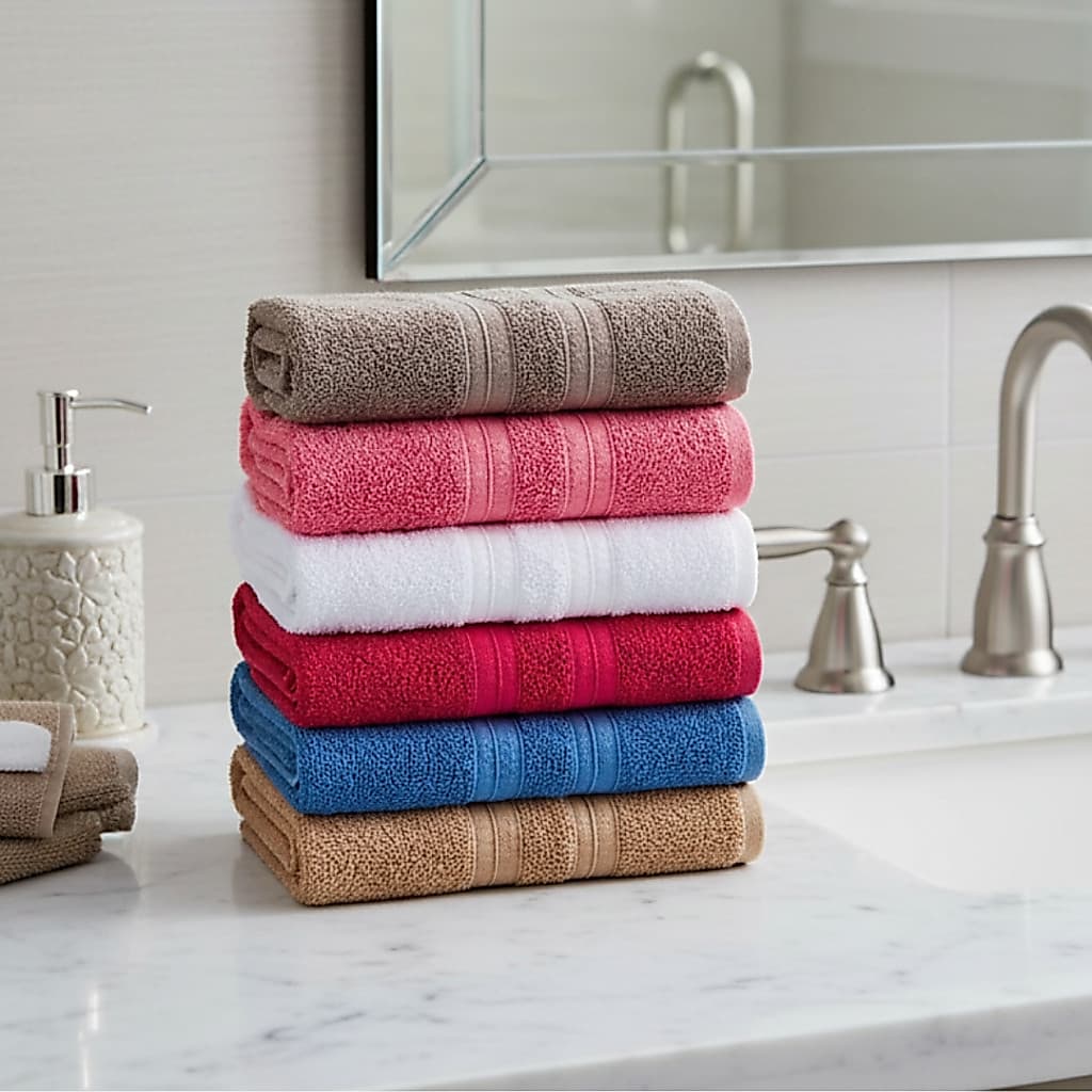 Kit 4 Toalhas de Rosto Hotel Pousada Super Macia Alta Absorção
