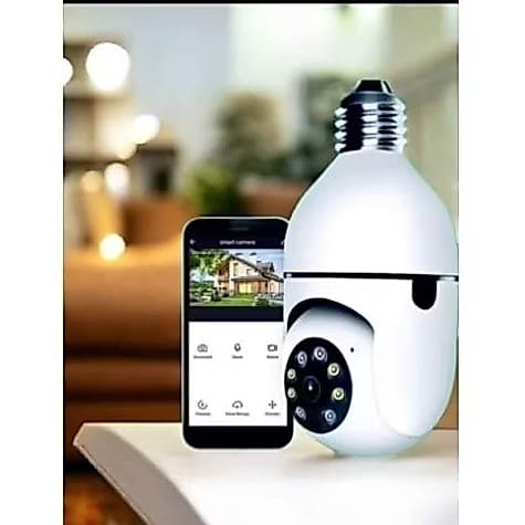 Câmera 360 De Segurança Prova D'água infravermelho Lâmpada Sem Fio Wifi - yoosee