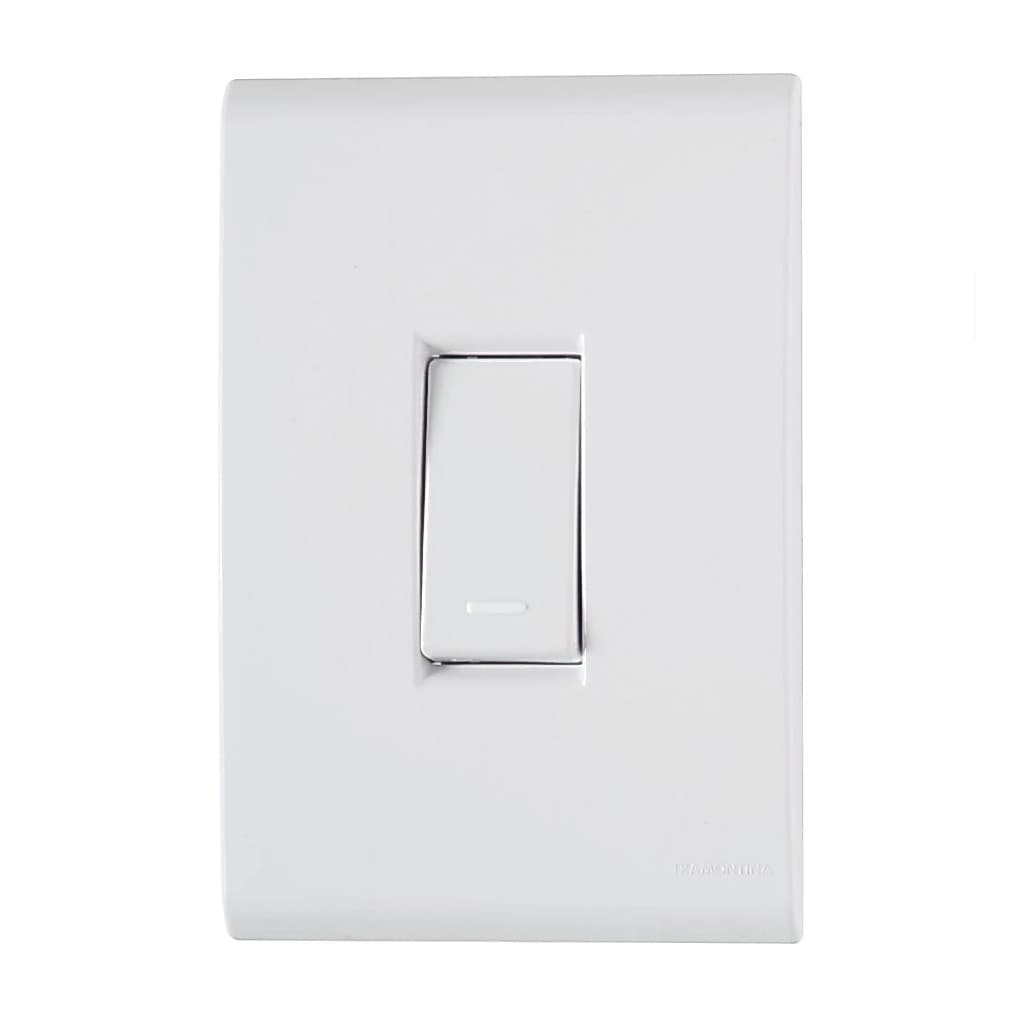 Conjunto Interruptor Branco Liz Tramontina