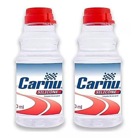 2un Silicone Automotivo Liquido Carnu 100ml