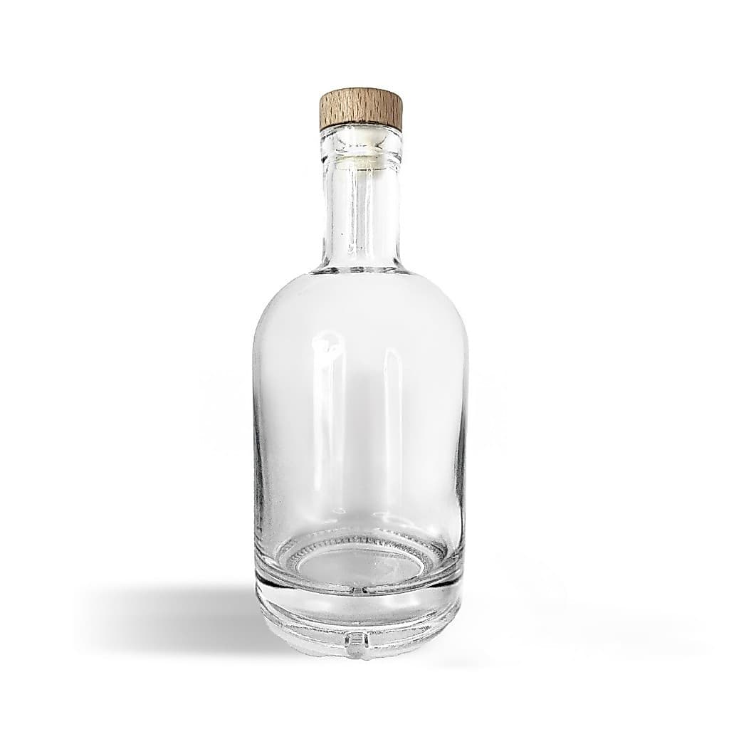 12 Garrafas De Vidro Vazia 375 ml Com Tp Rolha Kaleido