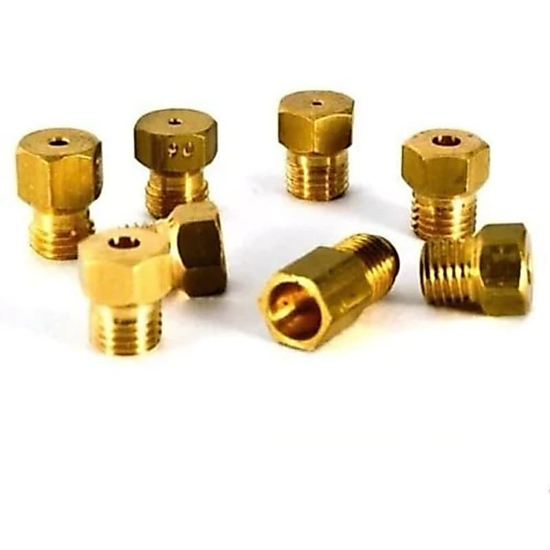 kit 7 Bicos injetores para Gás de Botijão (GLP) Fogão Electrolux /Fogão Fischer /  5 bocas 3peq / 1Grande /3tripla chama