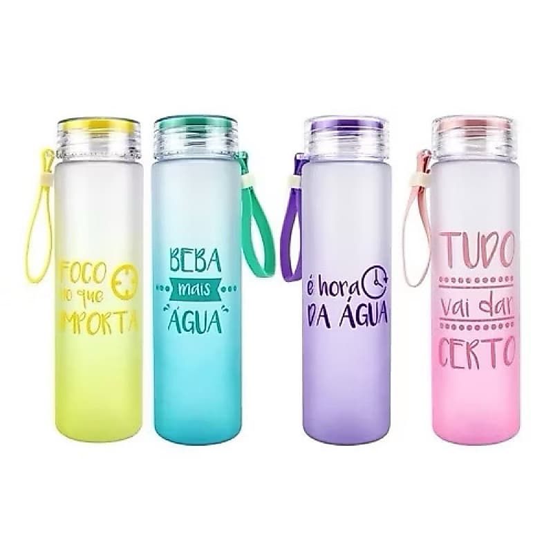Garrafinha Resistente Garrafa Água Squeeze Academia 500ml