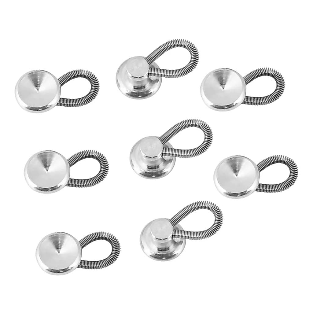 03 Extensores De Colarinho Camisa Em Aço Acabamento Fino