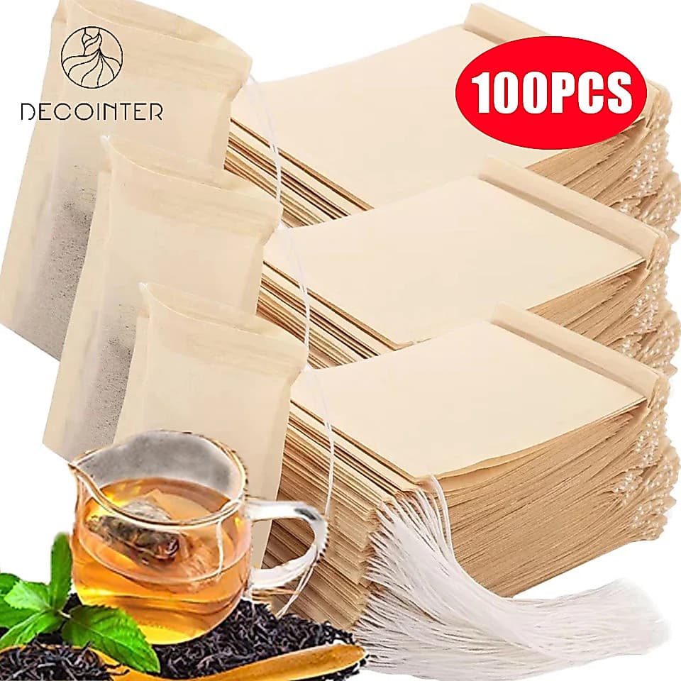 Sacos De Filtro De Chá Spice Coffee Herb Saquinhos Vazios Soltos-De Papel Biodegradáveis Ecológicos Descartáveis