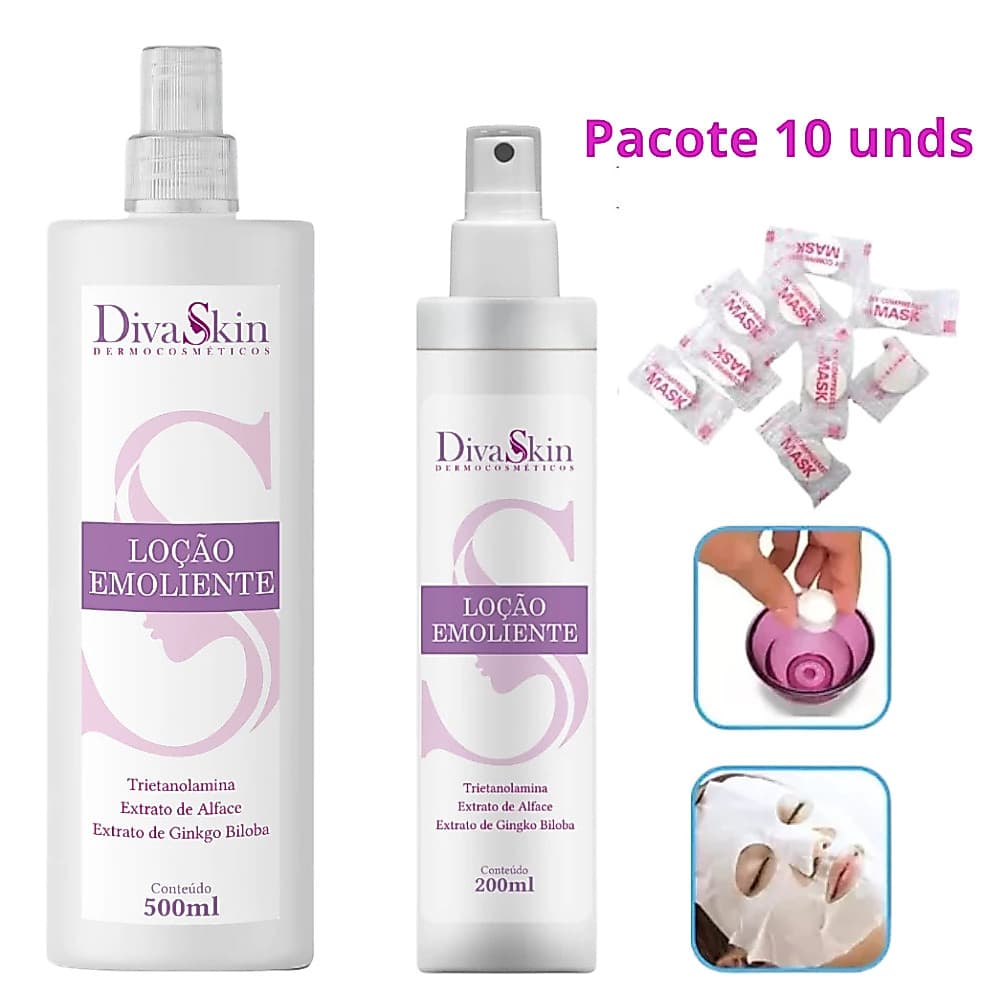 Solução Emoliente Cravos Espinhas -DivaSkin