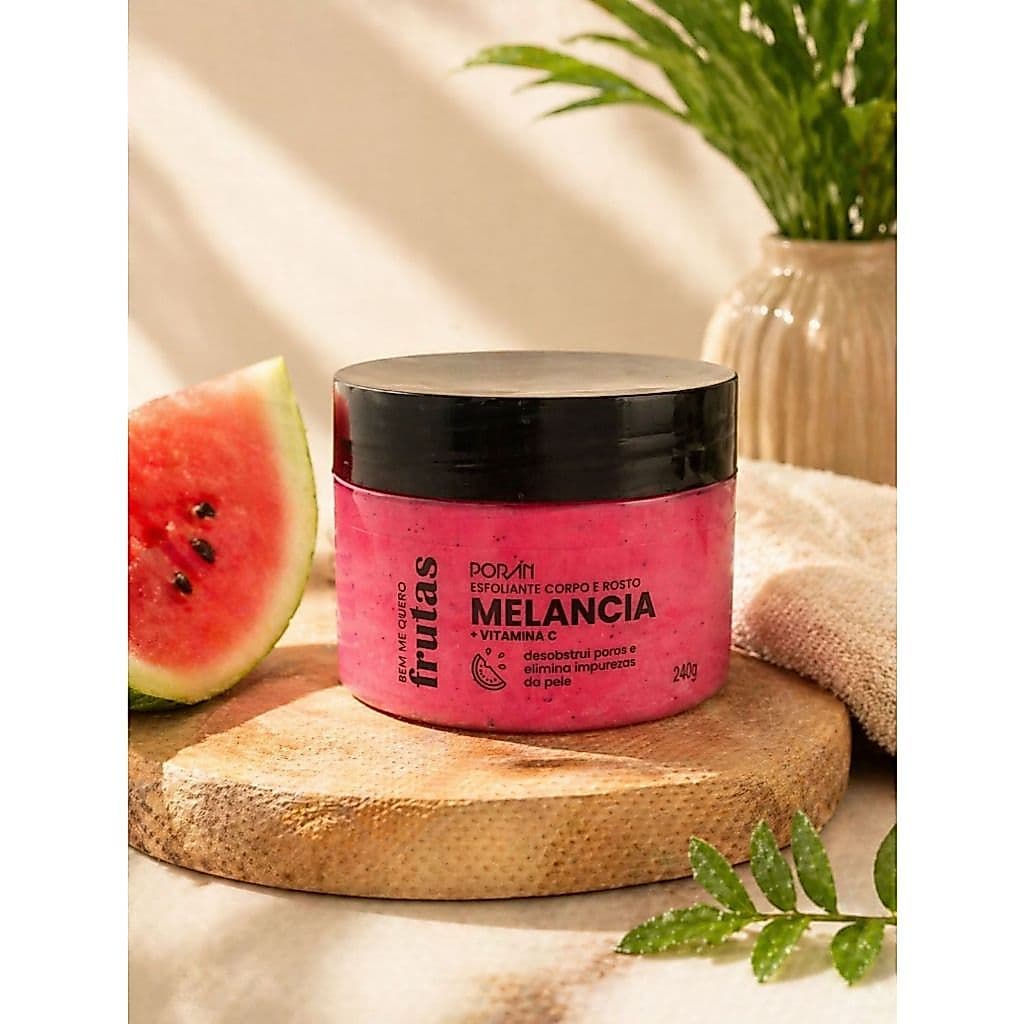 Esfoliante Melancia Corpo e Rosto 240g - Poran (PR200)