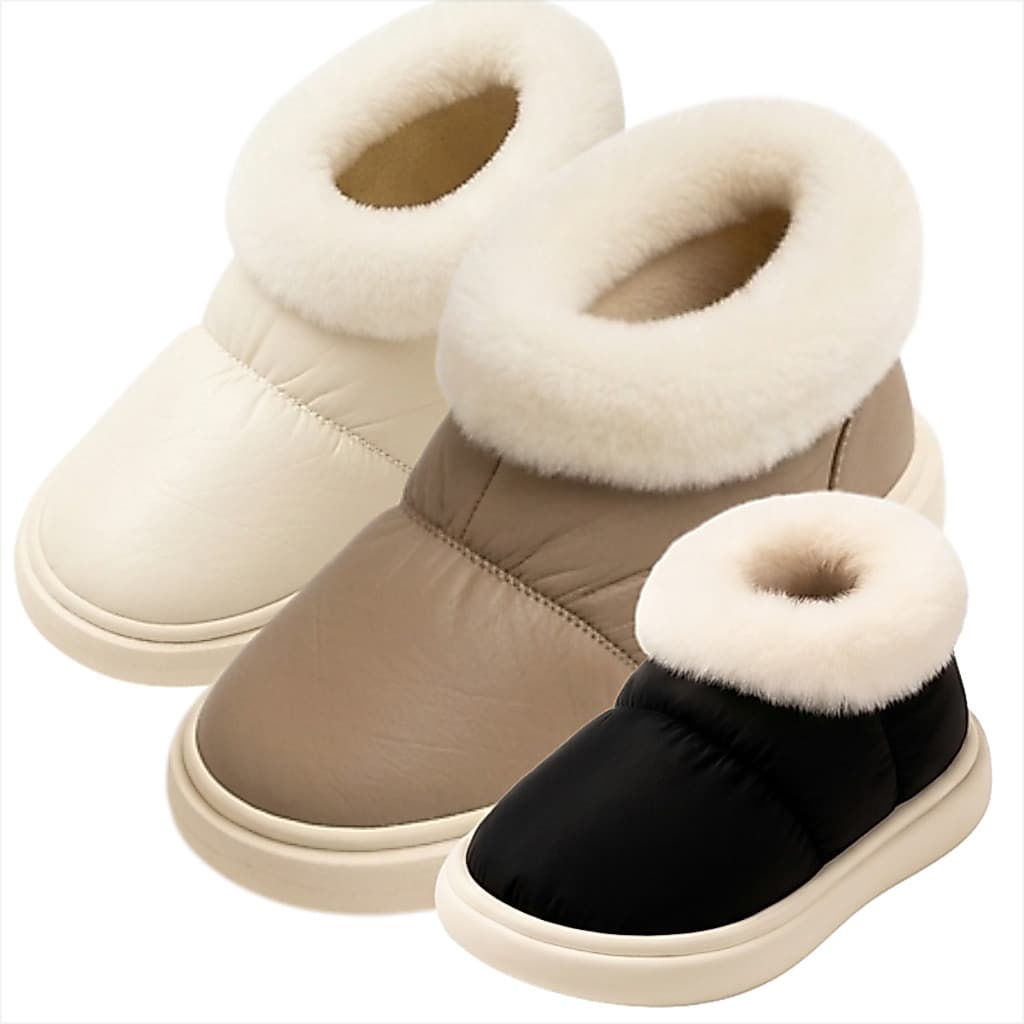 Botinha Pantufa Feminino Casual Peluciada Premium