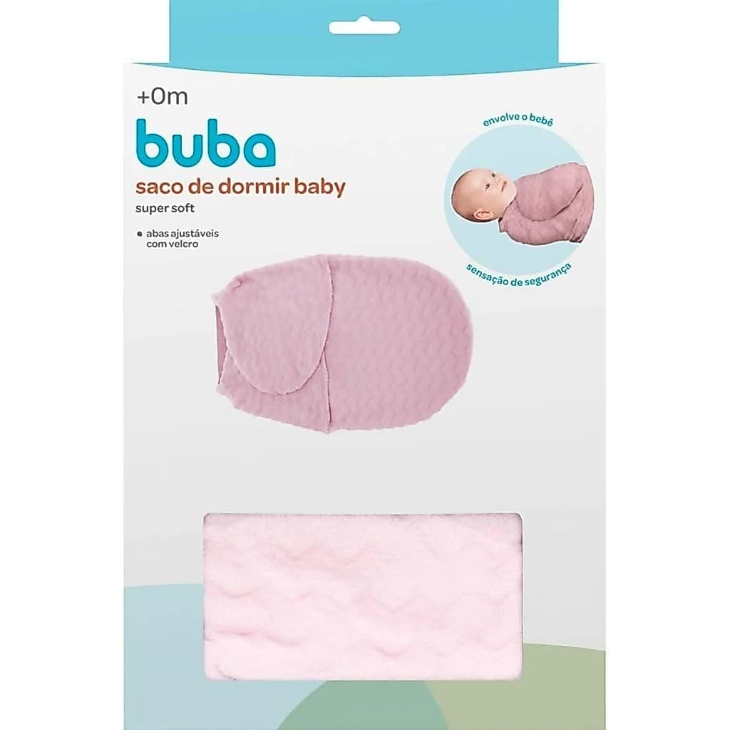 Buba Saco de Dormir Super Soft Rosa +0M