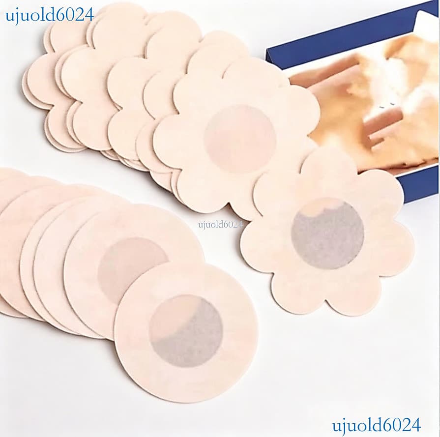 Kit 50 Protetor de Seios Adesivo - 7,5cm de Diâmetro para Mamilos e Auréola Bico Aureola tapa Seios ✨ujuold6024