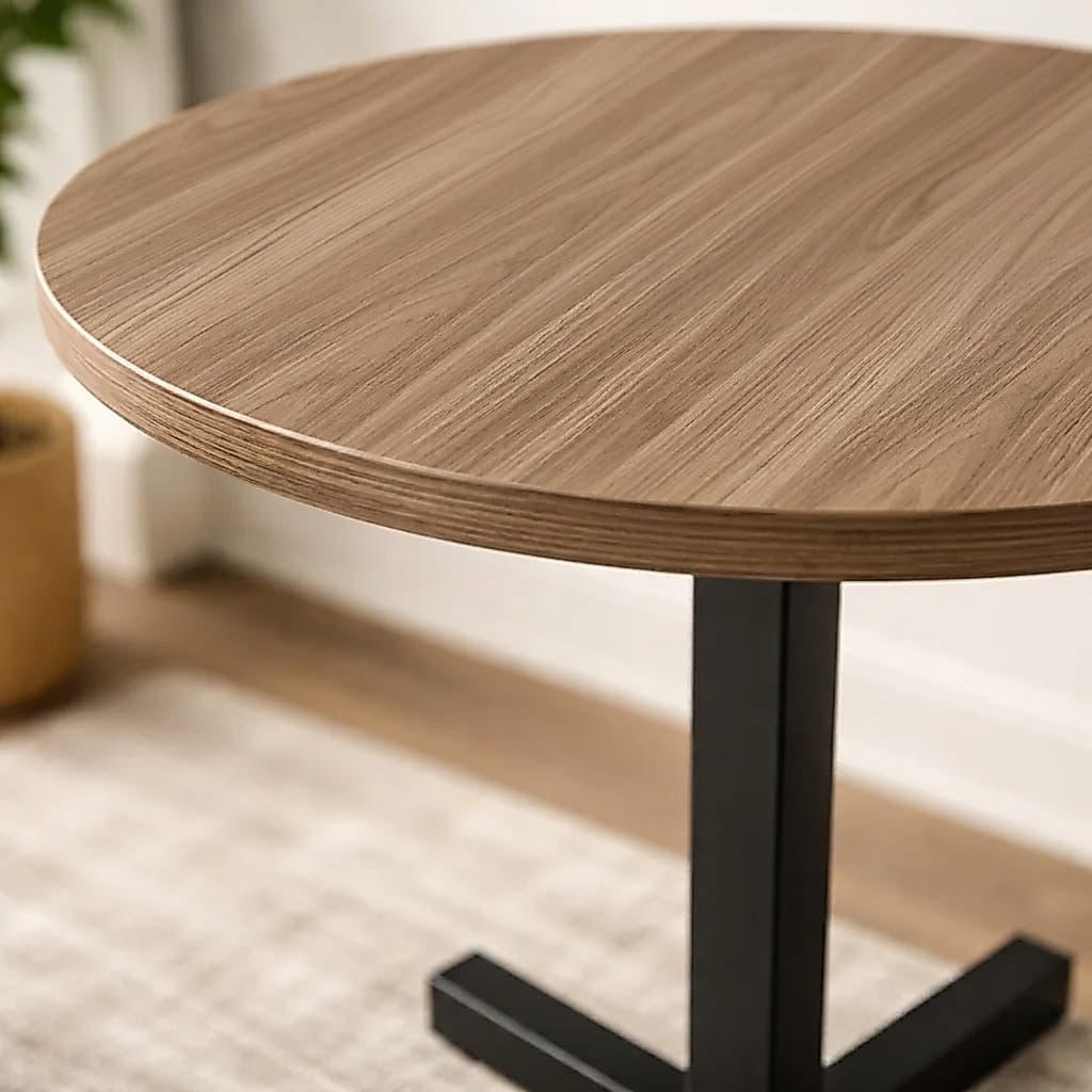 Tampo De Mesa Redondo MDF 60x60 Mesinha Café Bistrô