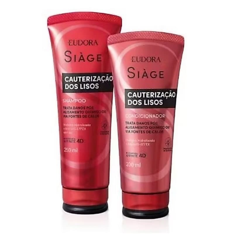 Combo Siage Cauterizacao dos Lisos Shampoo + Condicionador
