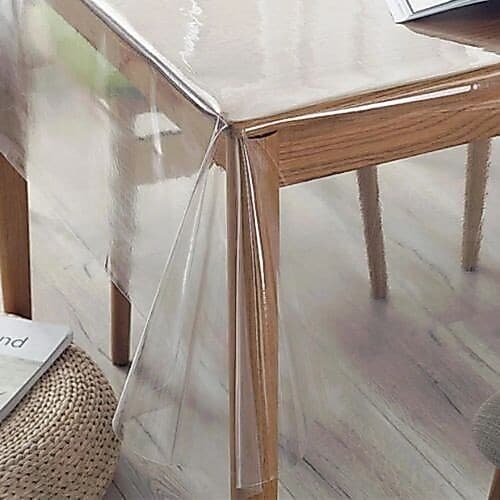 TOALHA DE MESA  PLÁSTICO DE 4, 6, 8, 10 LUGARES TRANSPARENTE TÉRMICO  IMPERMEÁVEL