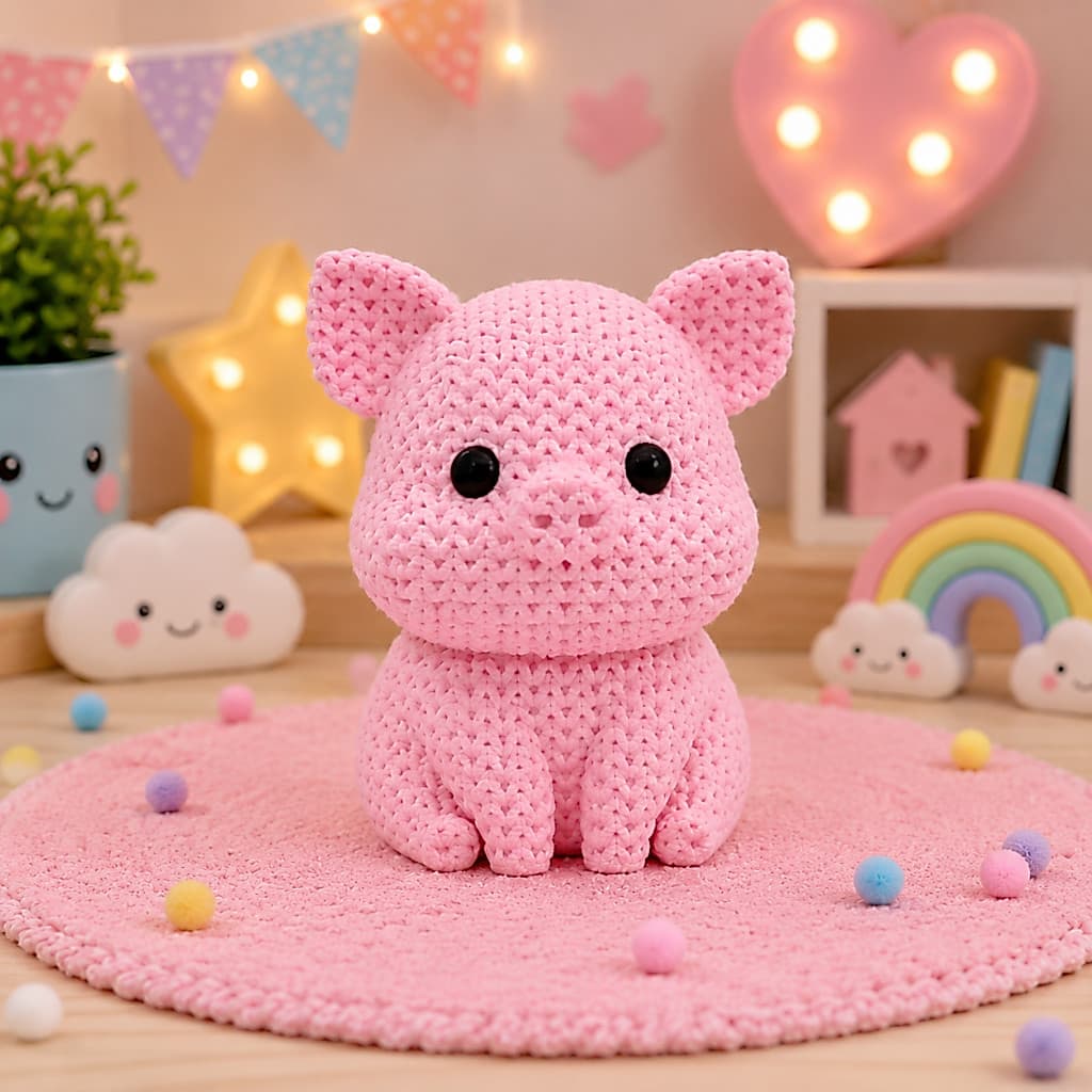 KIT 20 MINI PORQUINHOS ESTILO TRICÔ | 3D | BRINQUEDOS | MINIATURAS | COLECIONÁVEIS | LEMBRANCINHAS