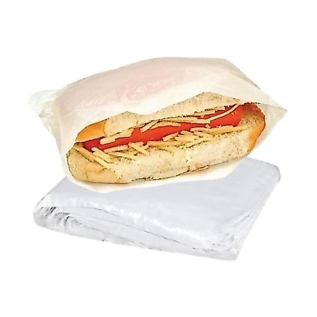 Saco Plástico Descartável Cachorro Quente Hot Dog Doguinho 100 unidades