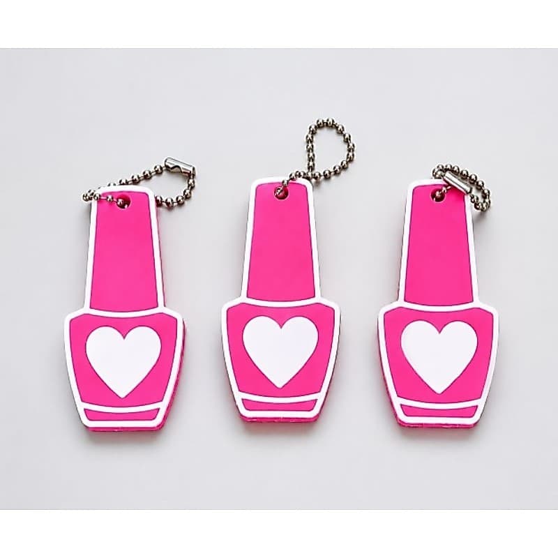 Chaveiros Abridor modelo esmalte/nail designer/brindes