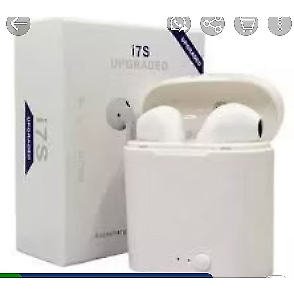 Fone de Ouvido Bluetooth i7 Mini TWS Sem Fio Recarregável com Estojo de Carregamento Portátil