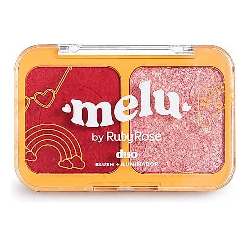 Ruby Rose Melu Paleta Blush E Iluminador Garden Love Again 1-garden/ Love Again
