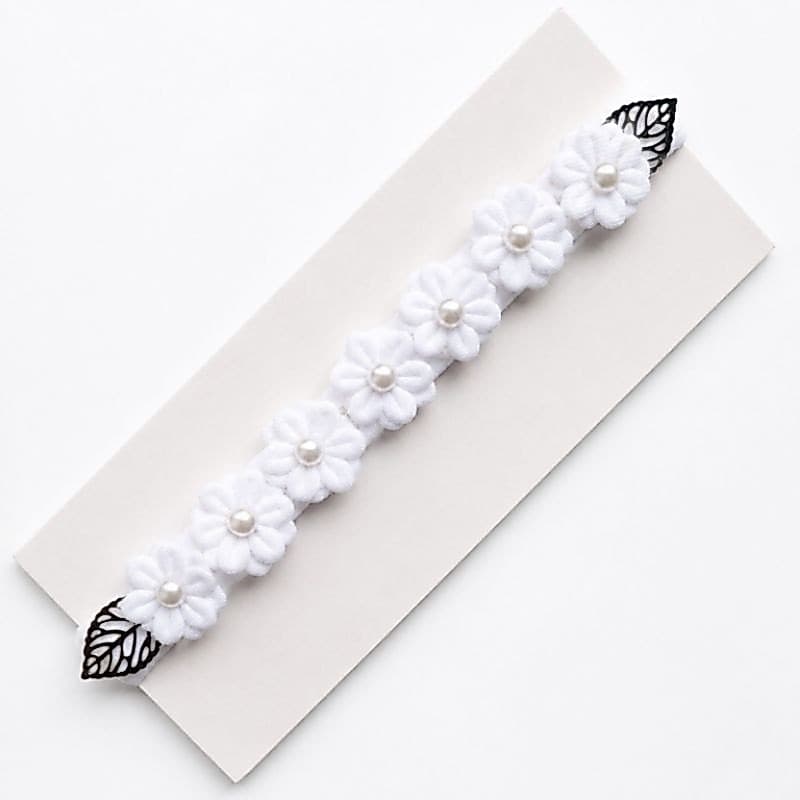 Laços de cabelo infantil meninas tiara bebê batizado luxo