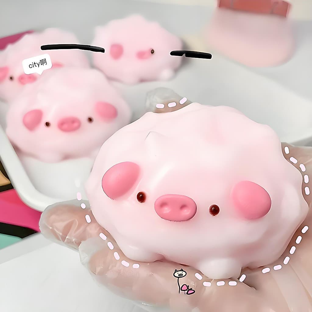 Silicone Porco brinquedos anti stress Porquinho/estresse de espremer espinha/apertar/squishy grande/ante/para ansiedade