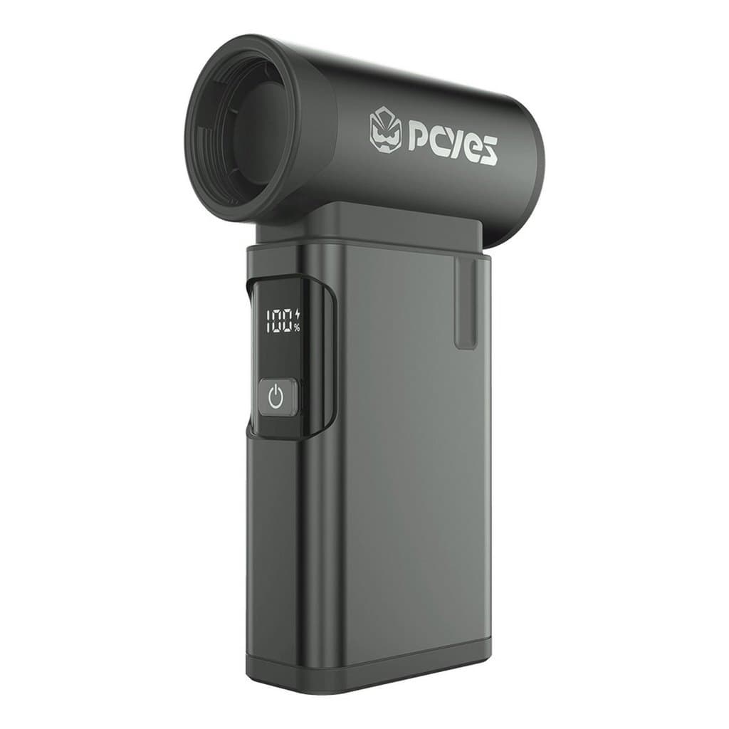Mini Soprador de Ar Turbo Jet Fan Recarregável 4000 mAh PCYes PSTJMG Mountain Gray com Aspirador e Escova