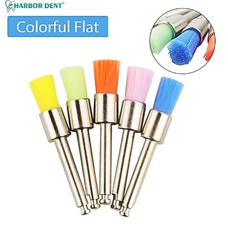 Escova para limpeza dental cerdas semi rigida e colorida