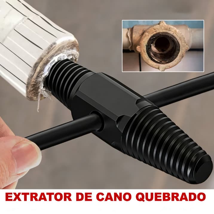 Extrator De Cano Quebrado Com Duas Pontas 1/2 " E 3/4 Polegada Tubulação De Água Danificada