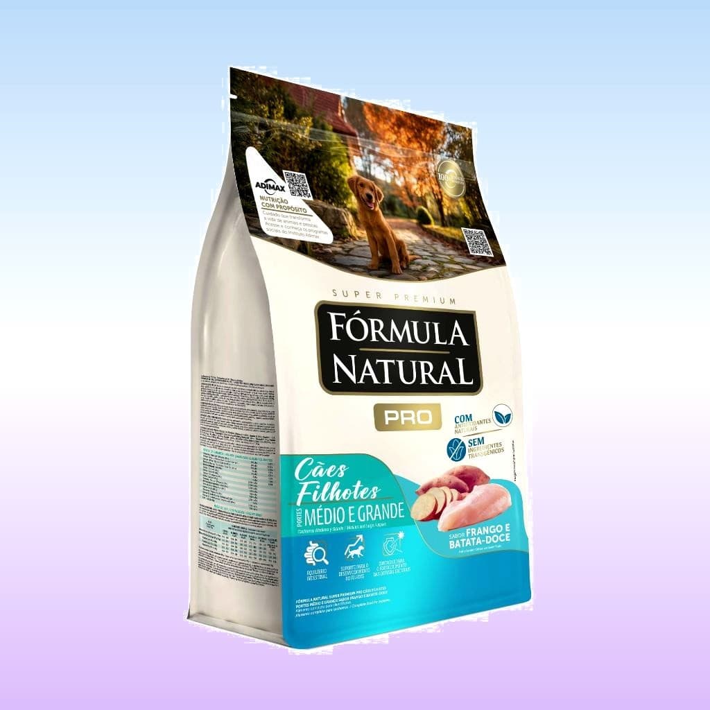 Ração Seca Fórmula Natural Pro Cães Filhotes Porte Médio e Grande 2,5 KG Adimax