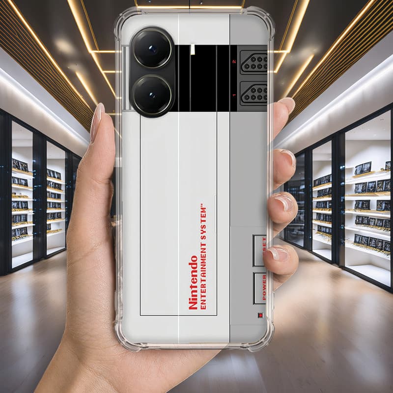Capa Capinha REDMI A3 XIAOMI MI 13 LITE 12 11 POCO X7 PRO X6 X5 Anti-impacto Personalizada geek NINTENDINHO (4133)