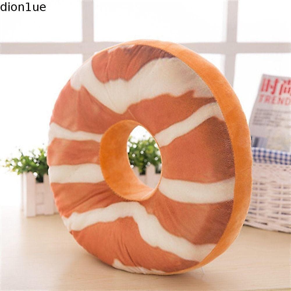 DION1UE Travesseiro Donut 40cm Almofada Para Cochilo De Natal Capa De Brinquedo De Pelúcia De Assento Sofá