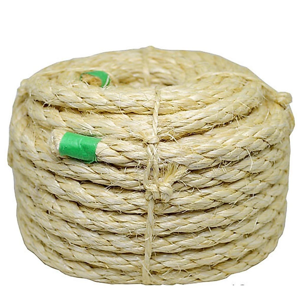 Corda de Sisal Natural 8mm 10 Metros Artesanato Decoração Arranhadores Alta Qualidade Resistente Envio Rápido Top