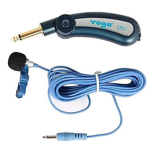 Microfone Lapela Yoga Em-3 C/ Fio Condensador C/ Phantom